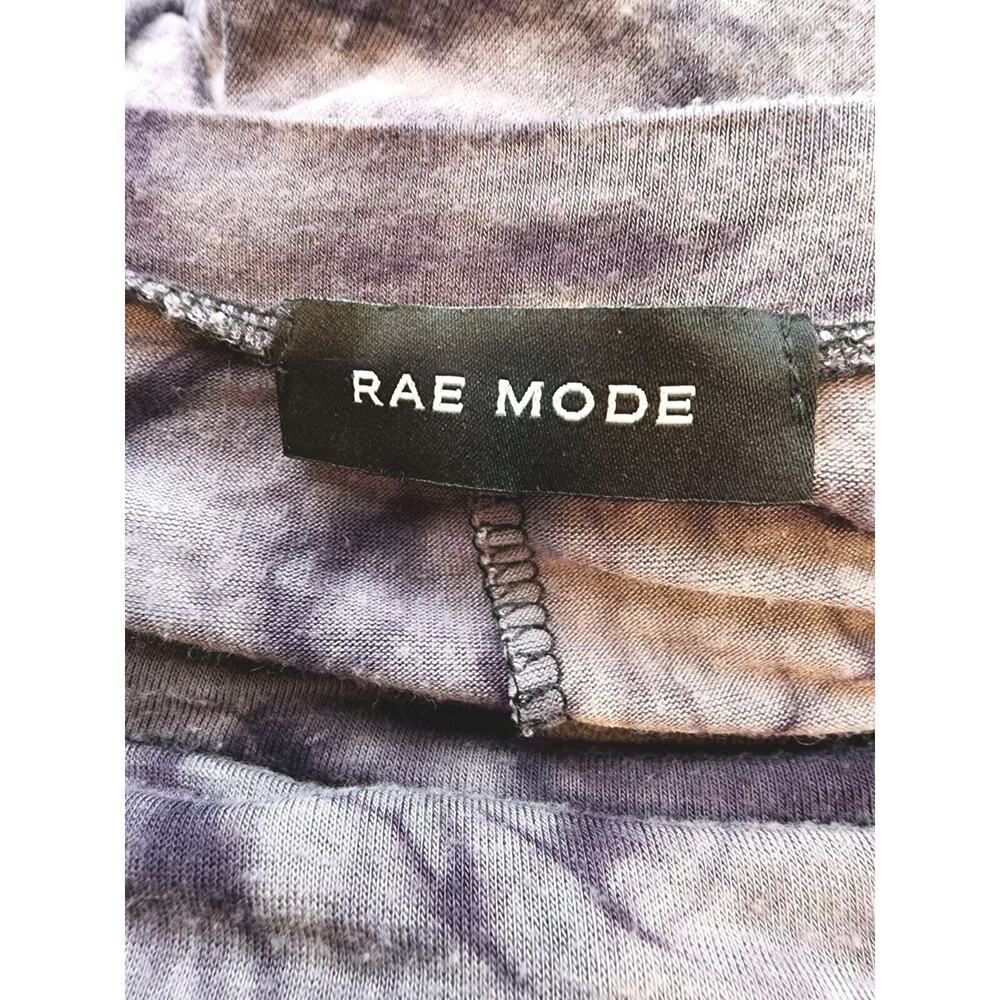 Rae Mode Mineral Wash Gray Jersey Knit High Low Waterfall Mullet Maxi Dress - Picture 12 of 13